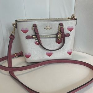 Mini Coach Heart Crossbody Purse